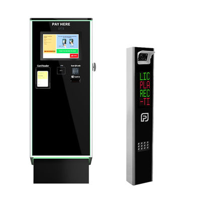 Gemakkelijke 19,1 inch touchscreen lcd display auto betaalmachine voor moeiteloos parkeren taal opties Polen 147kgs