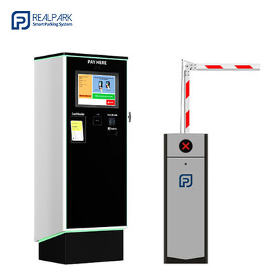 Bankbiljetten Parkeerkiosk machine LPR Betaalmachine Parkeerstelsel
