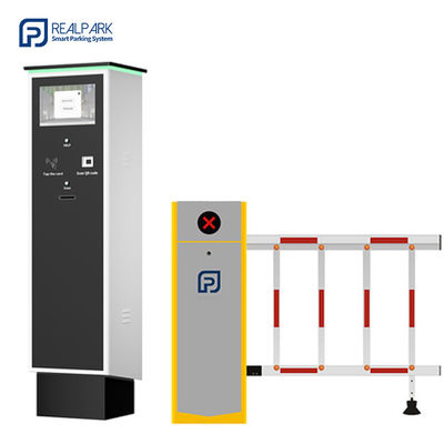 Self-service parkeerbiljetkiosk met QR-code en LCD voor parkeerbeheer